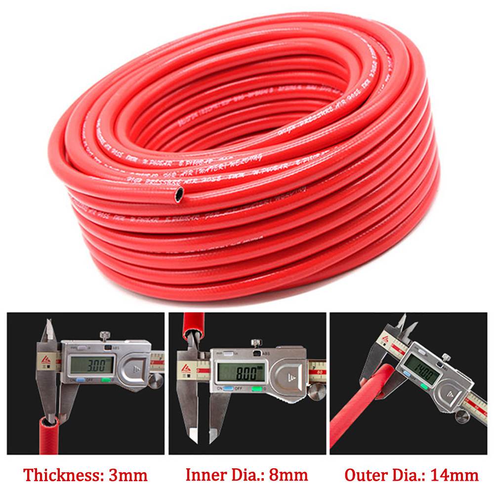 Home Cooking Gas - 14 ミリメートル/8 ミリメートル直径酸素チューブ高圧耐摩耗性 LPG ガスホース防爆プロパンアセチレンホースガス切断用