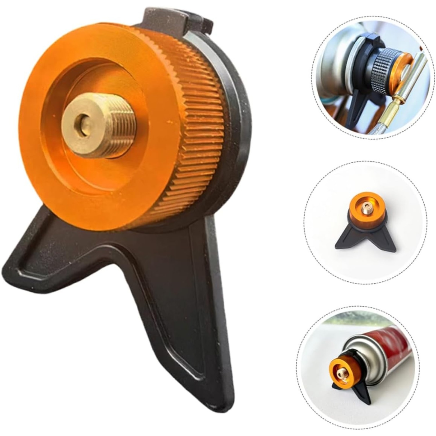 Home Cooking Gas - プロパンタンク部品 ガスタンクアダプター キャンプ用品 小型プロパンコンバーター ガス補充ツール ストーブ用