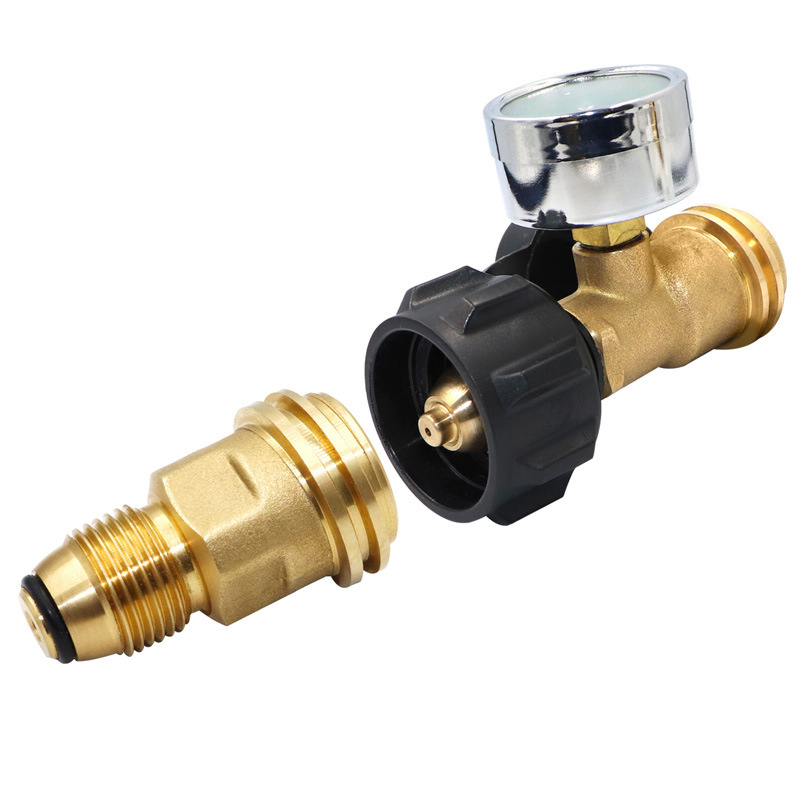 Home Cooking Gas - ストーブアダプター POL to QCC1 5.2×3.3cm 屋外用プロパンインフレーションコネクターガス