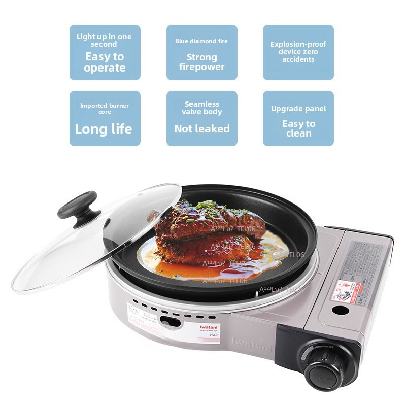 ポータブル防風ガスストーブ ブタンバーナー ZGP-2 アウ - Home Cooking Gas のレビューと価格