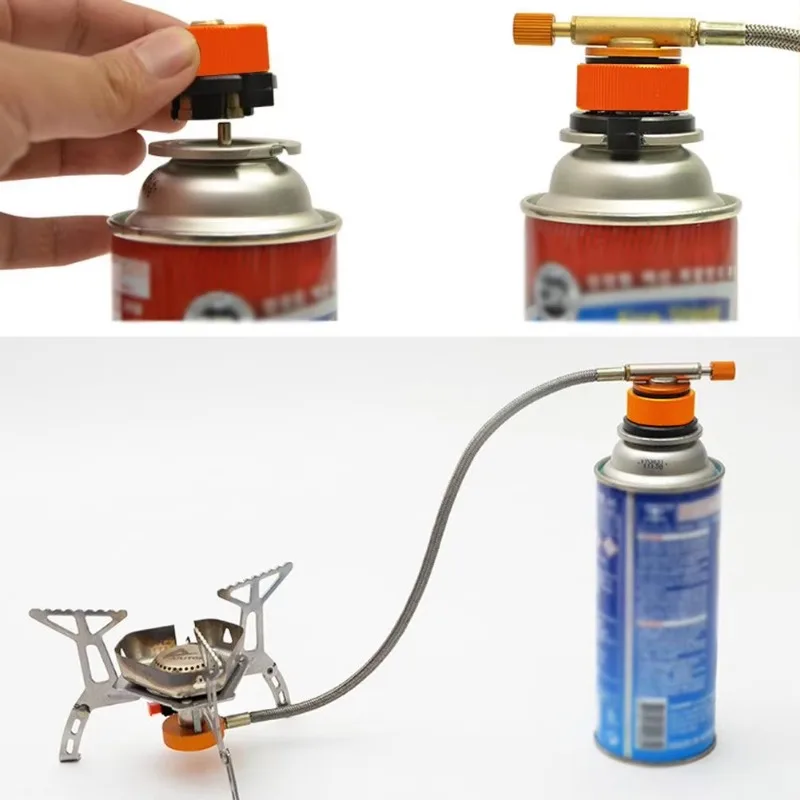 ブタンキャニスターアダプター屋外キャンプガスストーブコンバー - Home Cooking Gas のレビューと価格