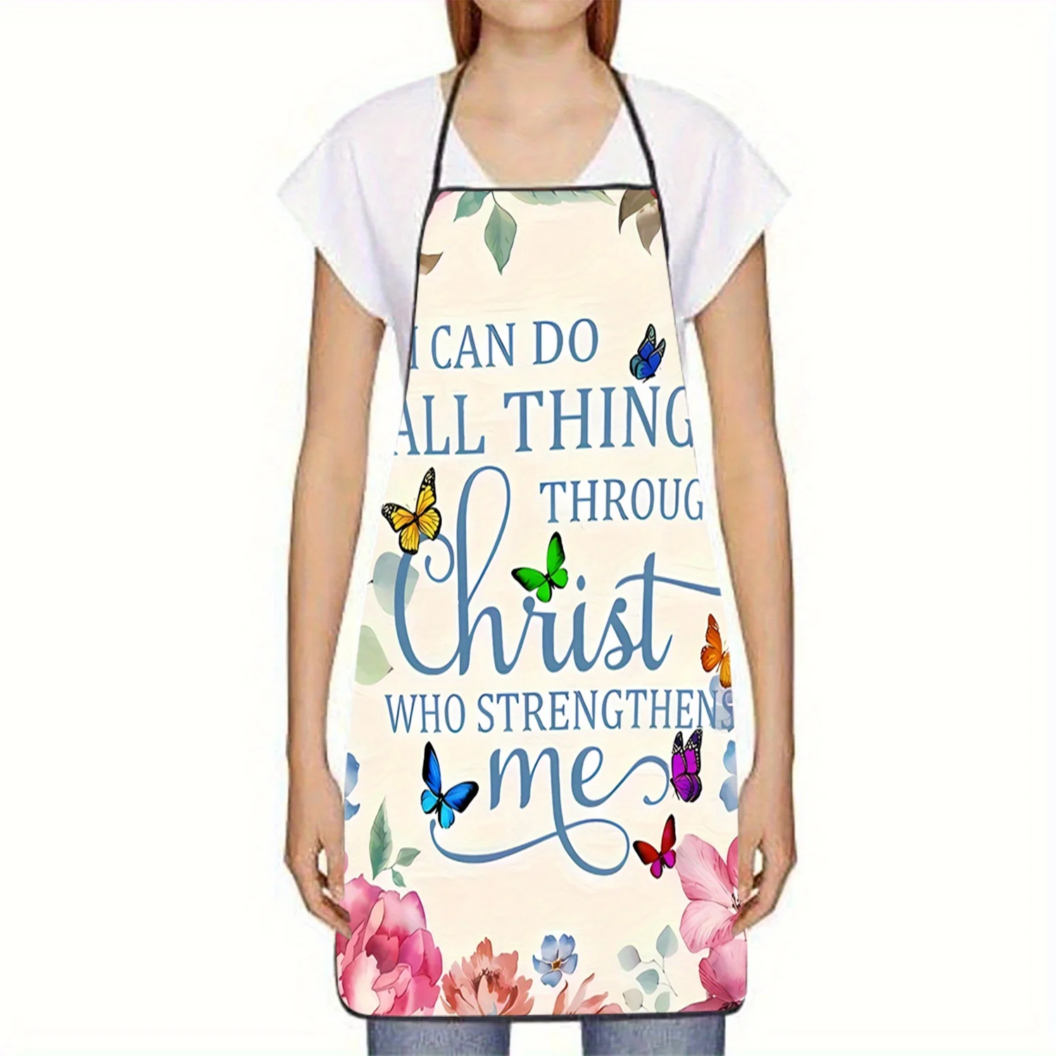 1pc インスピレーションを与える宗教的な引用と蝶の花柄プリ - Home Cooking Quotes のレビューと価格