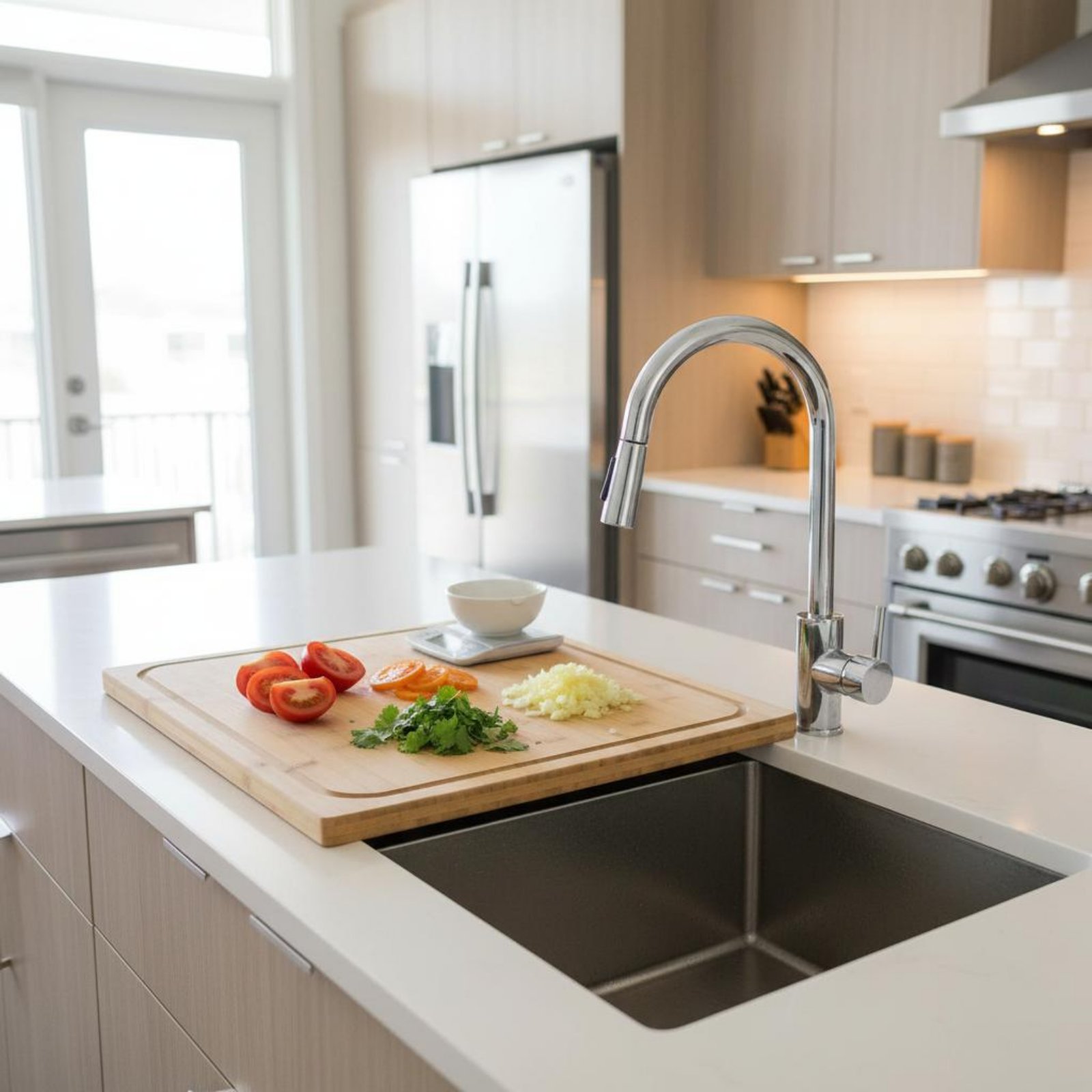 シンク上まな板 多目的カウンタートップこね台 家庭料理人、キ - Home Cooking Kitchen のレビューと価格
