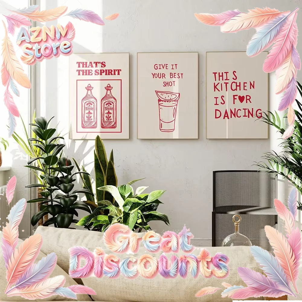2026ミニマリストキッチンクッキングアートポスターレッドカ - Home Cooking Quotes のレビューと価格
