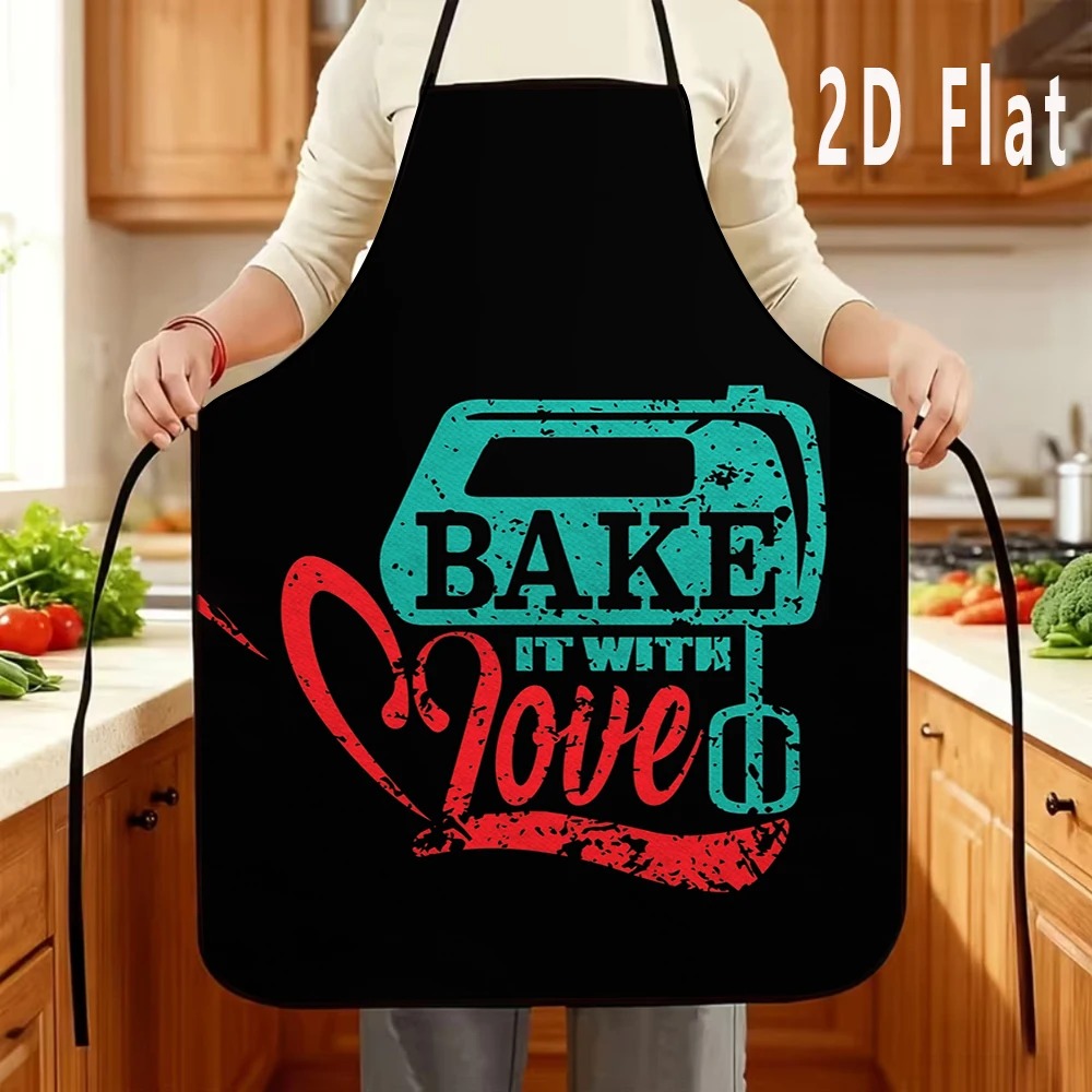 面白いベーキング引用句柄エプロン 女性用 男性用 ブラック  - Home Cooking Quotes のレビューと価格