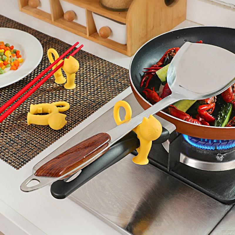 スプーンレスト猫の形のスプーン調理ホルダー抗火傷ヘラレストブ - Home Cooking For Cats のレビューと価格