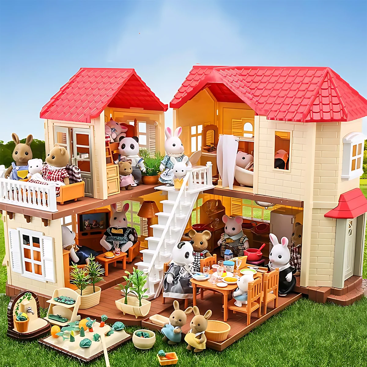 ミニチュア家具 1:12 ドールハウスキッチンリビングルーム - Home Cooking Kitchen のレビューと価格